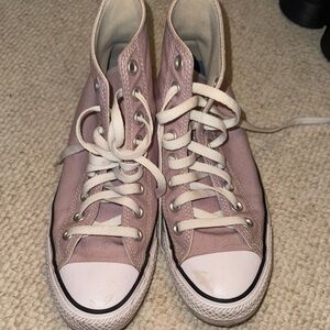 Converse Mauve High-Top Sneakers